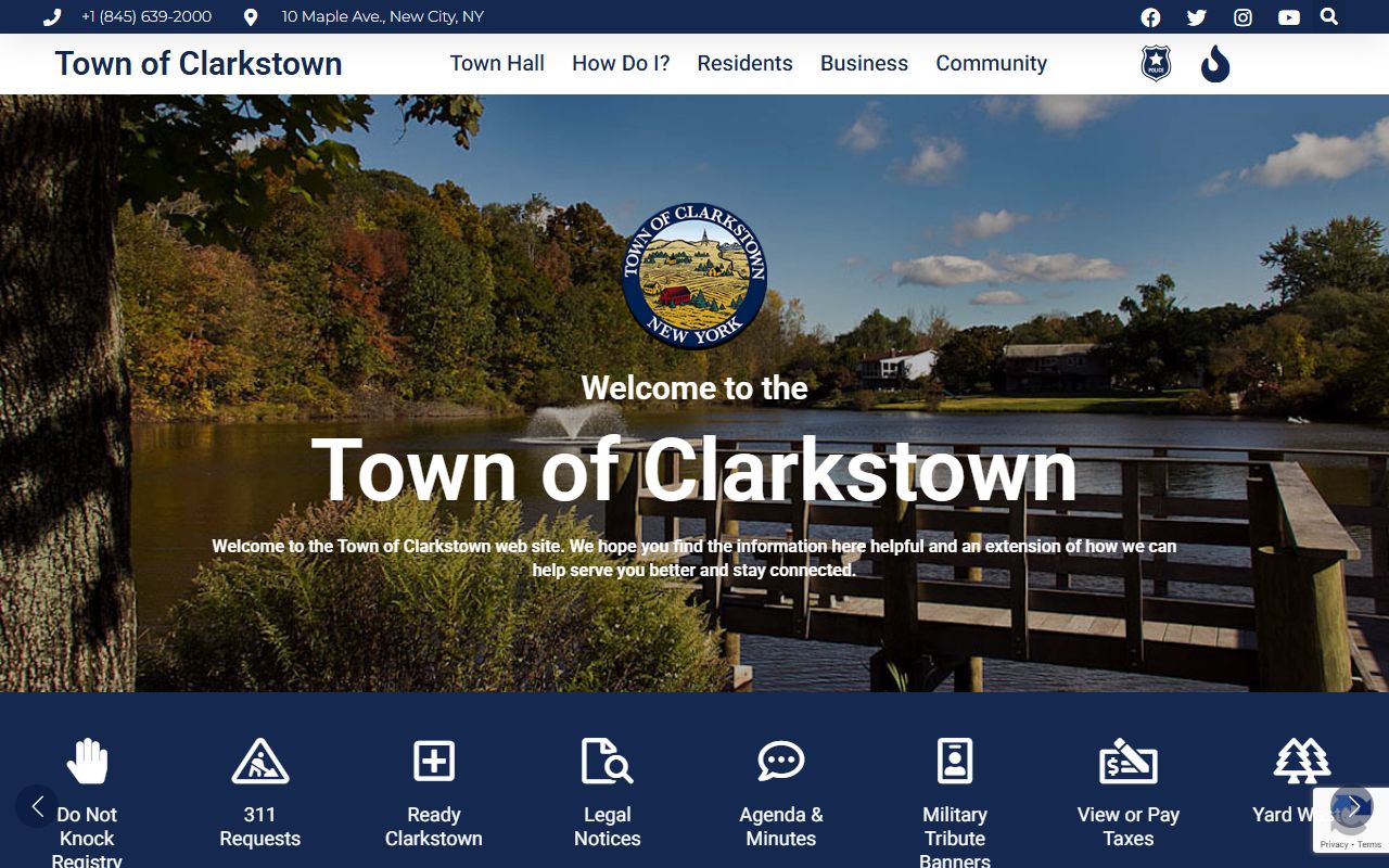 Clarkstown Town Court information for searching Clarkstown court records