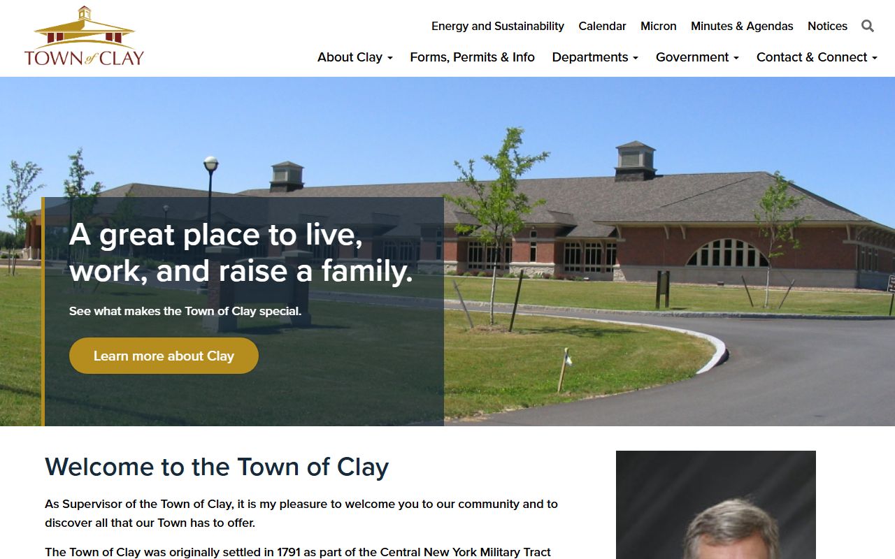 Clay Town Court information for Clay court records