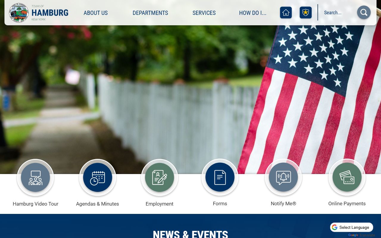 Hamburg Town Court information for Hamburg court records