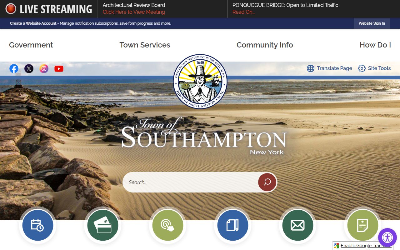 Southampton Town Justice Court for Southampton court records